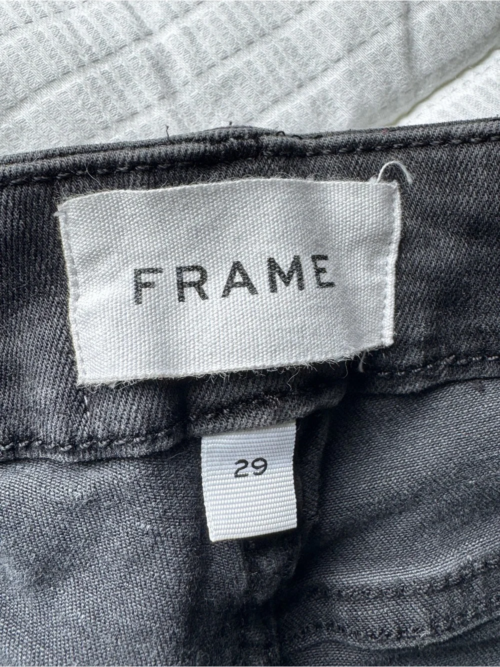 Frame le mini boot high waisted grey jeans size 29 - Picture 6 of 8